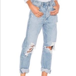 Agolde 90s Mid Rise Loose Fit Fall Out Jeans size 25